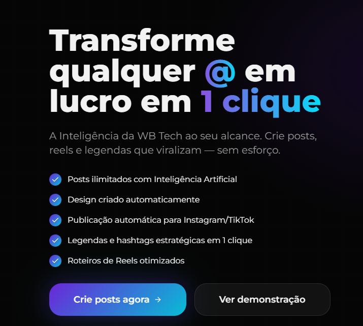 WB Tech - Tecnologia & Inovação
